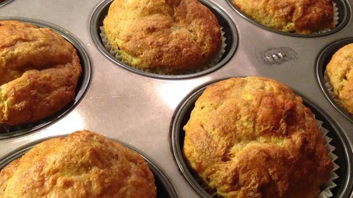 3. Zucchini and Cheddar Muffins Ingredients: 1 3/4 cup plain flour 1.