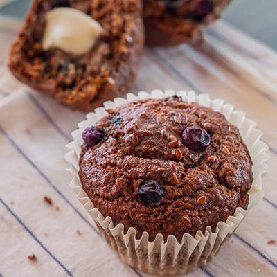 50. Blueberry Flaxseed Muffins Ingredients: 1.5 cup plain flour 1.