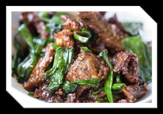 Mongolian Broccoli Beef Ingredients: *3.