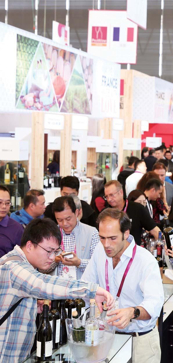 EXPAND YOUR NETWORK IN MAINLAND CHINA ProWine China 2017 attracted 14,219 trade visitors, an increase of 14.