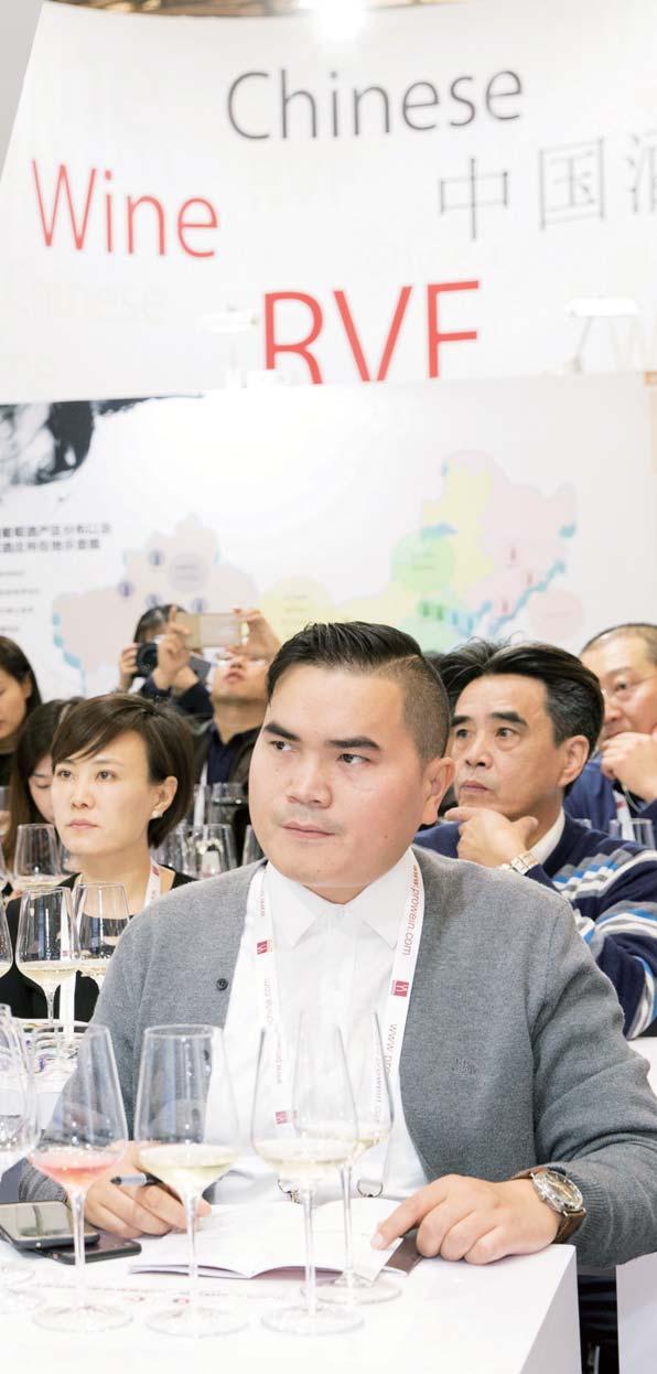The RVF China wineries represented by CADA (China alcoholic drinks association) Wine Commission, offering visitors the opportunity to experience a new