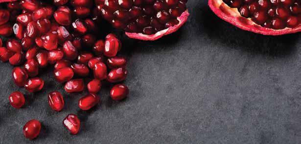 24 Pomegranate juice, with a ruby red liquid and naturally sweet comes from pomegranate seeds and is loaded with impressive pomegranate health benefits just like its source.