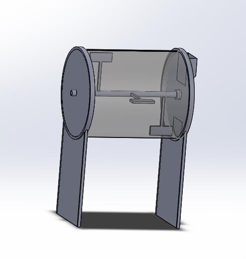 Design Alternative 3 Stationary drum Heat applied through center shaft and exits out agitator arms Drum
