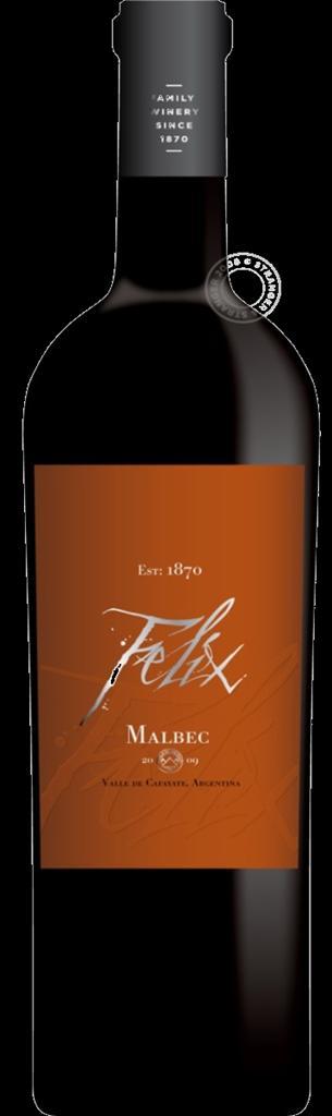 Felix Malbec 2008 90 Points The 2008 Felix Malbec (100%) spent 12 months in French and American oak.