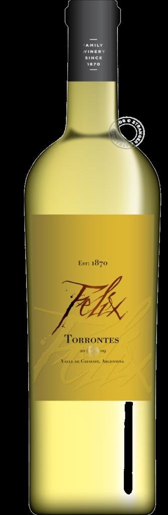 Felix Torrontes 2010 90 Points The 2010 Felix Torrontes is an exceptionally fragrant expression with enticing notions of honeysuckle, tropical fruits, and ginger.