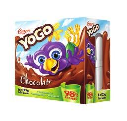 087981 (x6) - 087983 Lemon 350g (x6) - 087979 (x6) - 087980 YoGo Original Chocolate 200g 24026