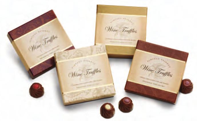Each truffle is then hand painted, ensuring that no two truffles will ever be exactly alike in appearance. Choose from our 6, 9, or 12 piece assortments.
