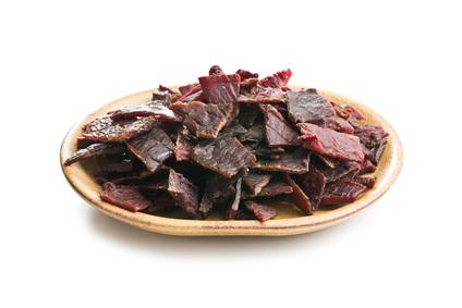 Smoked Jerky 3 lbs grass fed roast 1 Tbsp garlic powder 1 Tbsp liquid smoke 1/2 cup filtered water 1 tsp of Worcestershire sauce Sea salt and ground pepper to taste 1 Place meat in the freezer for 1