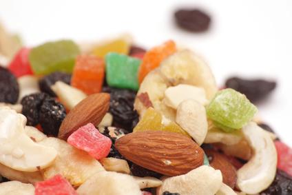 Trail Mix Serves 2-4 1 cup roasted almonds 1 cup