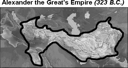 SC06SS060202 37. Shown above is a map of Alexander the Great's Empire, which swept through the area known as Persia.