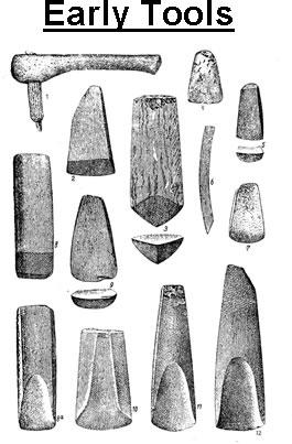 SC06SS060101 5. Over 15,000 years ago, tools like the ones above were mainly used by humans for which of the following purposes?