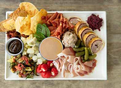PLATTERS & PIZZAS Platters WHARF BAR ANTIPASTO $60 Pate, rillettes, terrine, salami, sliced prosciutto, marinated olives, pickled and charred vegetables, flat bread and house chutneys CHEESE BOARD