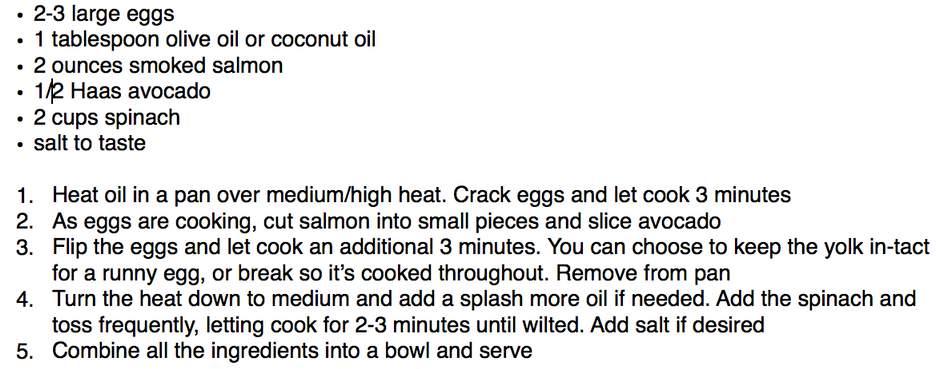 Notes: This recipe is for one serving.