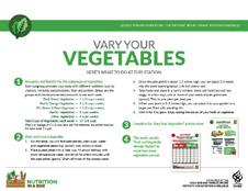 CUPS OF 10-14 SHOULD OF VEGETABLES AIM FOR EACH DAY CUP SERVING? a time. It s your daily total VEGETABLES that matters.