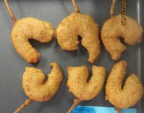 74% Sample B 29% fat reduction Control with guar Sample A Sample B Control: Tempura batters with 0.