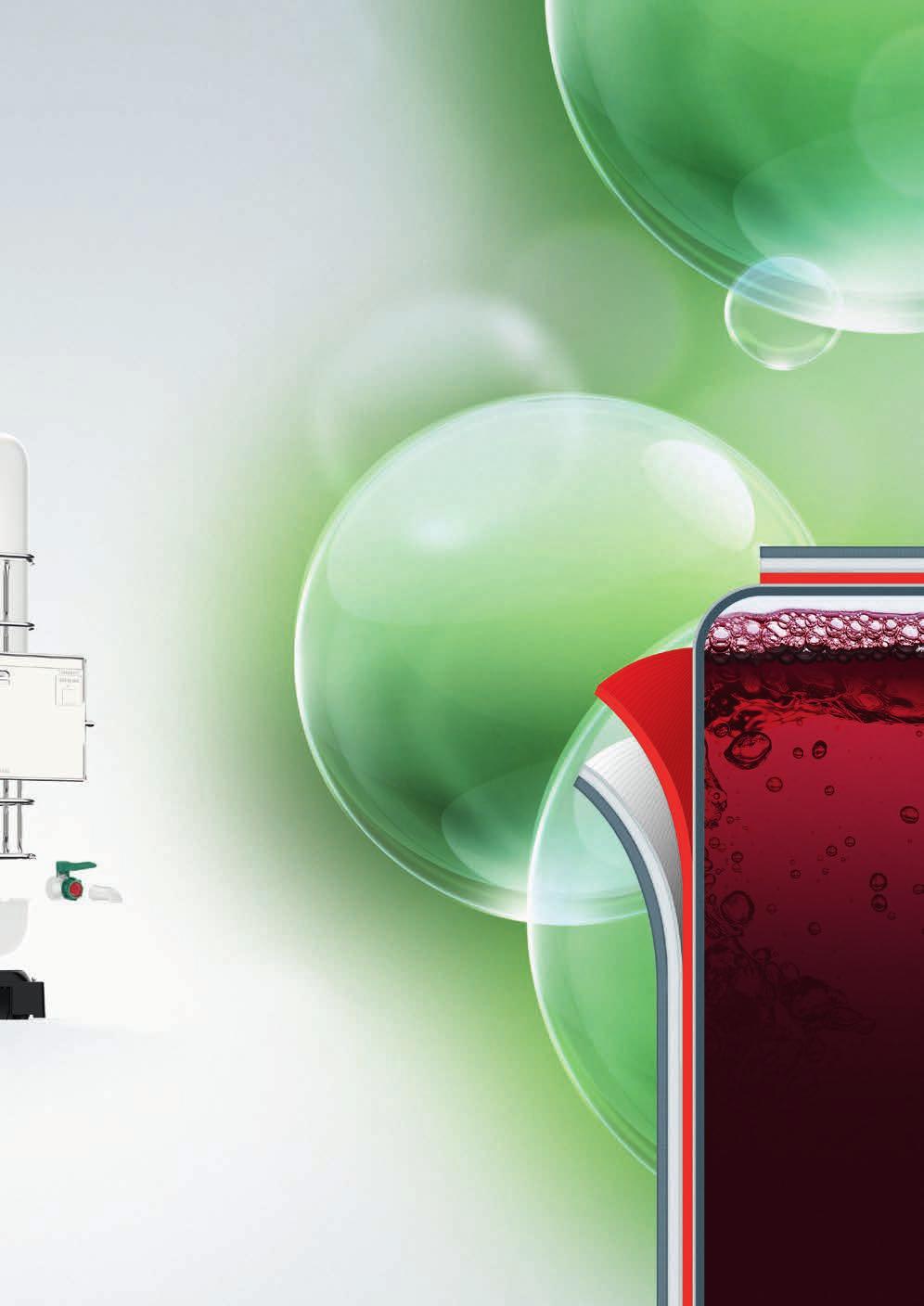 The EVOH barrier prevents the permeation in or out of oxygen and other gases, flavours and odours, and prevents the quality and the characteristics of the wine from being negatively affected.