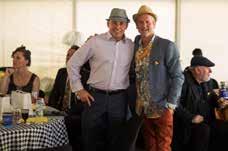 social atmosphere of Mornington Cup Day from the Beehive Marquee.