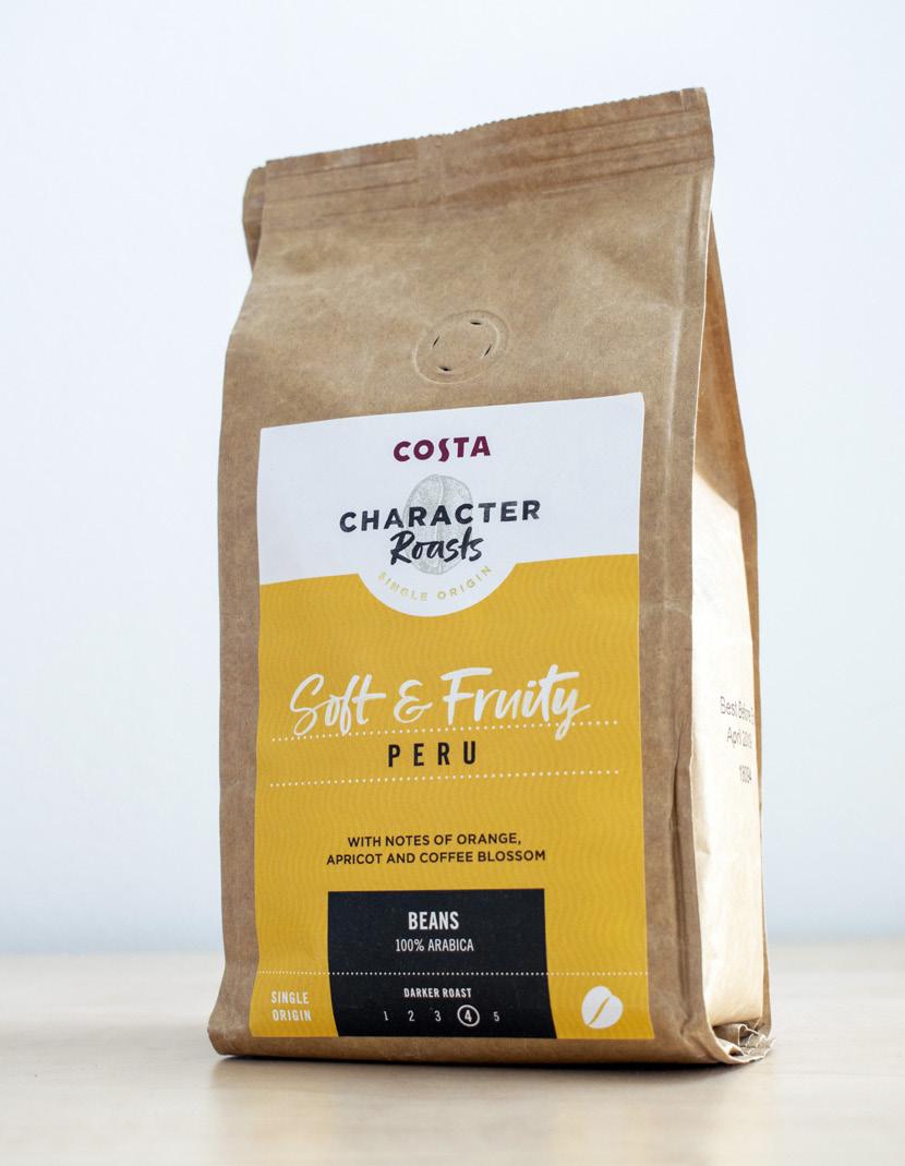 BETA Building New at Costa Coffee: Peruvian Coffee Taste Costa s new limited edition Peruvian coffee right in the cafes.