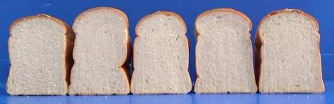 5 Summary of wheat performances on bread: Water absorption : CWRS > DNS > KAZ >