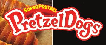 00 Pretzel Dogs SUPERPRETZEL Soft Pretzels wrapped around a full size all beef hot dog, making this the perfect meal for on-the-go! Heat in the oven or microwave in seconds. (6 /pkg., 4oz.