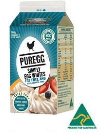 Where recipes call for egg whites, and that recipe is not going to undergo any form of cooking, we recommend that Puregg Simply Egg Whites are used, as these have been heat pasteurized and salmonella