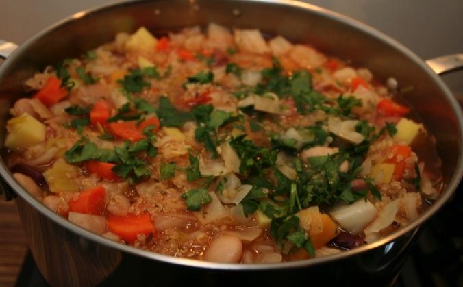 Bean and Cabbage Stew with Rice 2 servings Day 4, 5 100g (3.