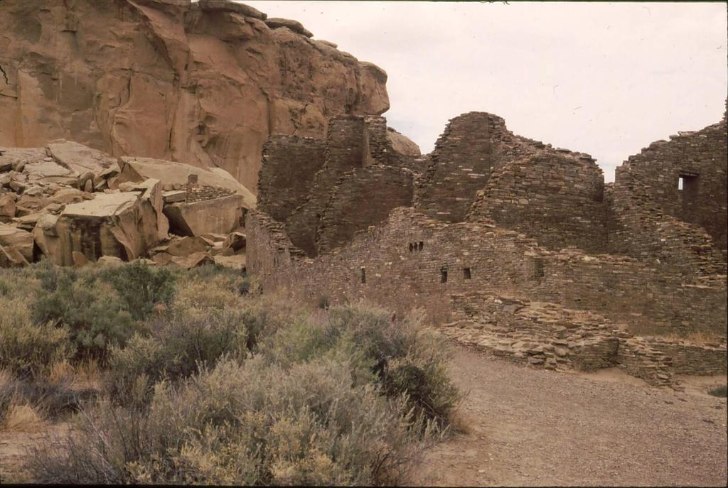 Above are the ruins of Pueblo Benito the largest known
