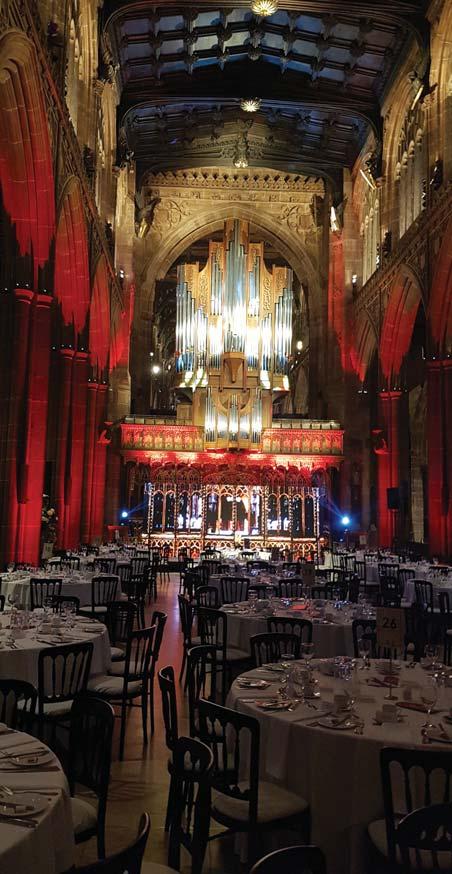 Packages at Manchester Cathedral Private Dining and Banqueting All of our Dinner packages include; / Tables / Linen / Chairs / Cutlery /