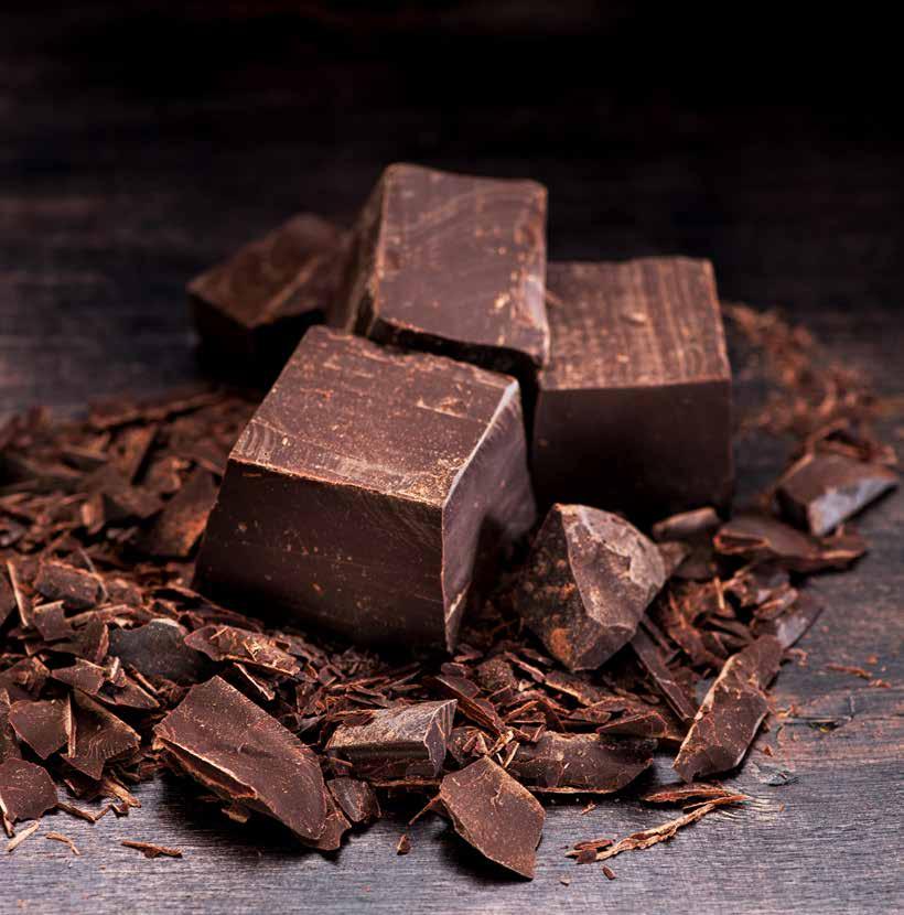 CHOCOLATE BARS AND HOT CHOCOLATE Motive: Charles Bridge Dark chocolate and cranberries Netto weight: 50 g Product size: 6 1,5 14,2 cm Carton = 50 pcs Paper ziplock Milk