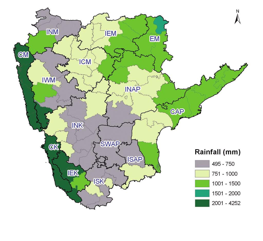 Maharashtra, Karnataka and Andhra Pradesh. Map 2.