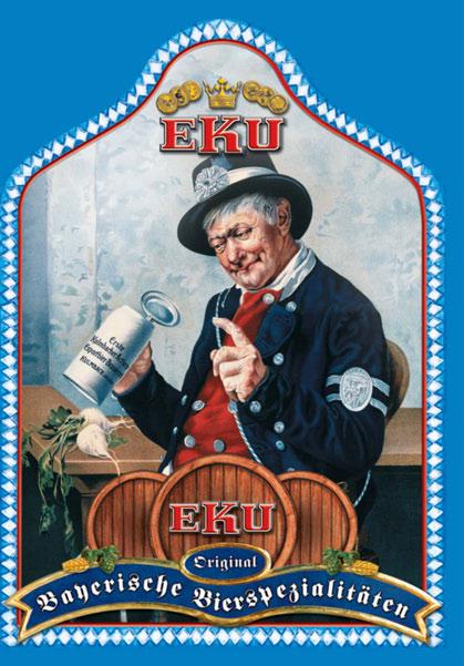 EKU the original Bavarian beer speciality for over 100 years.