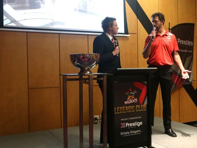 LEGENDS CLUB The Perth Wildcats Legends Club provides the perfect environment to