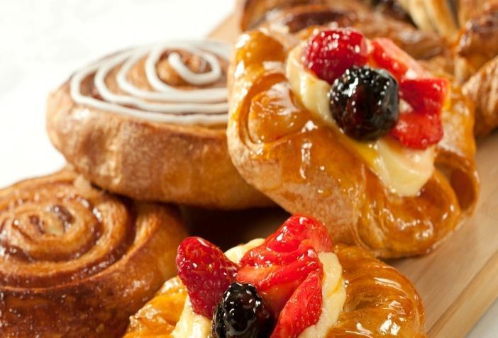 Croissants with Butter Assorted Bagels & Cream Cheese Fruit Tray Mixed Nuts House Blend Regular Coffee