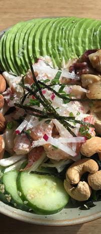 The fastest growing species are skate, coley and cuttlefish Seafood poke remains an emerging trend Originating in Hawaii and popularized in Southern California, this raw seafood salad known for its