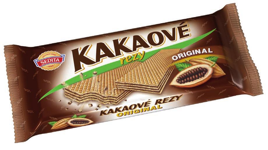 KKOVÉ REZY 50 g Wafers with cocoa