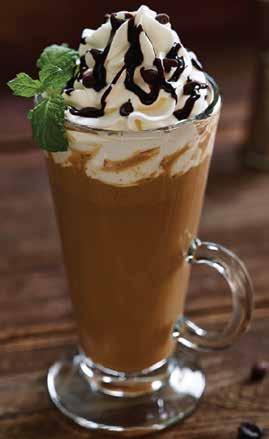IRISH COFFEE RM38 Jameson Irish Whiskey served with fresh hot coffee and topped with whipped cream.