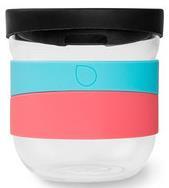 Made from borosilicate glass, lined with a thermal sleeve and is 100% non-toxic and