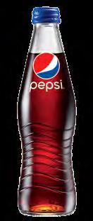300ml Glass Pepsi Max Pepsi Regular Solo
