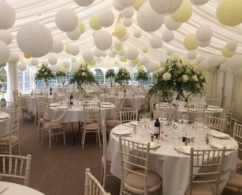 day. Our marquee has a capacity to seat up to 200 guests, we even have 10 boutique bedrooms onsite which you are able to reserve as part of your day.