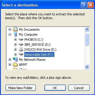 CREATING THE DIRECTORY STRUCTURE 1. If you have received the software via email it will probably be a zipped file which contains the necessary folder structure already. If not refer to step 2 below.