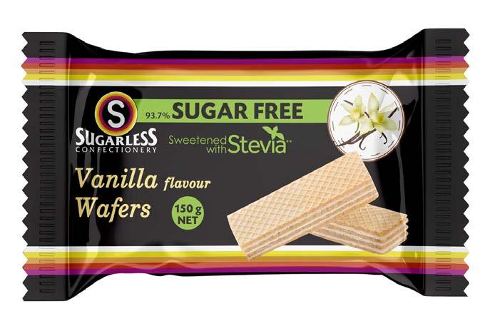 New Product Now Available! WAFERS WITH STEVIA!