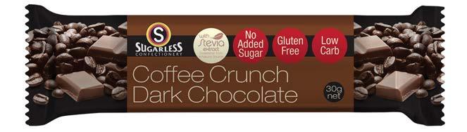 Extract Coffee Crunch Dark Chocolate With Stevia