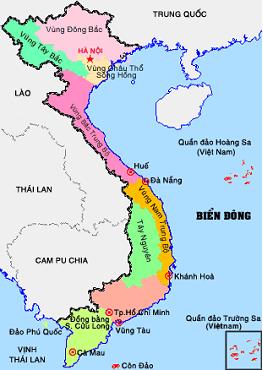 General Information of Viet Nam Area: 330.972 km2 Vietnam's map Planted area: 890 thousand ha (for vegetable) and more 830 thousand ha (for fruit) Productivity: 7.