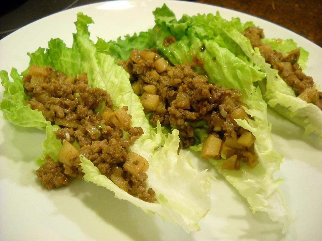 Lettuce Wraps Low carb snacks Romaine Lettuce Slices of Any of the following: Ham, Turkey, Beef, Chicken, Egg, Bacon.