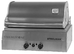 STRAUBELSTONE STEELMAN SERIES GAS BARBECUE SPECIFICATIONS NATURAL GAS - RATED PRESSURE - 7.0 W.C. MINIMUM GAS MAXIMUM GAS ORIFICE BTU/HR PRESSURE PRESSURE SIZE INLET 7.0 W.C. 10.5 W.C. #52 30,000 INSTALLATION Installation will be much easier if two ( 2 ) or more people co-operate in locating and installing the unit.