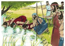 hiding from the Midianites (who tried to