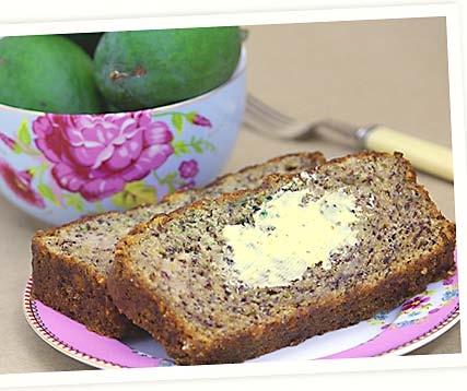 pg. 3 gluten free banana & feijoa loaf Add a seasonal twist to classic banana bread.