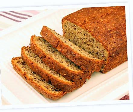 pg. 5 LSA Super Grains Gluten Free Banana Bread Add texture and fibre to your favourite banana bread by simply adding Healtheries LSA Super Grains.