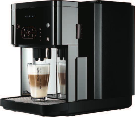 Just like the WMF 800 in matt silver, it is very compact and still features the technology of professional WMF coffee machines.
