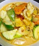 THAI CURRY Choose one meat and one curry sauce listed below. TOFU CHICKEN PORK BEEF SHRIMP OR SCALLOP DUCK Red Curry with Duck 22.